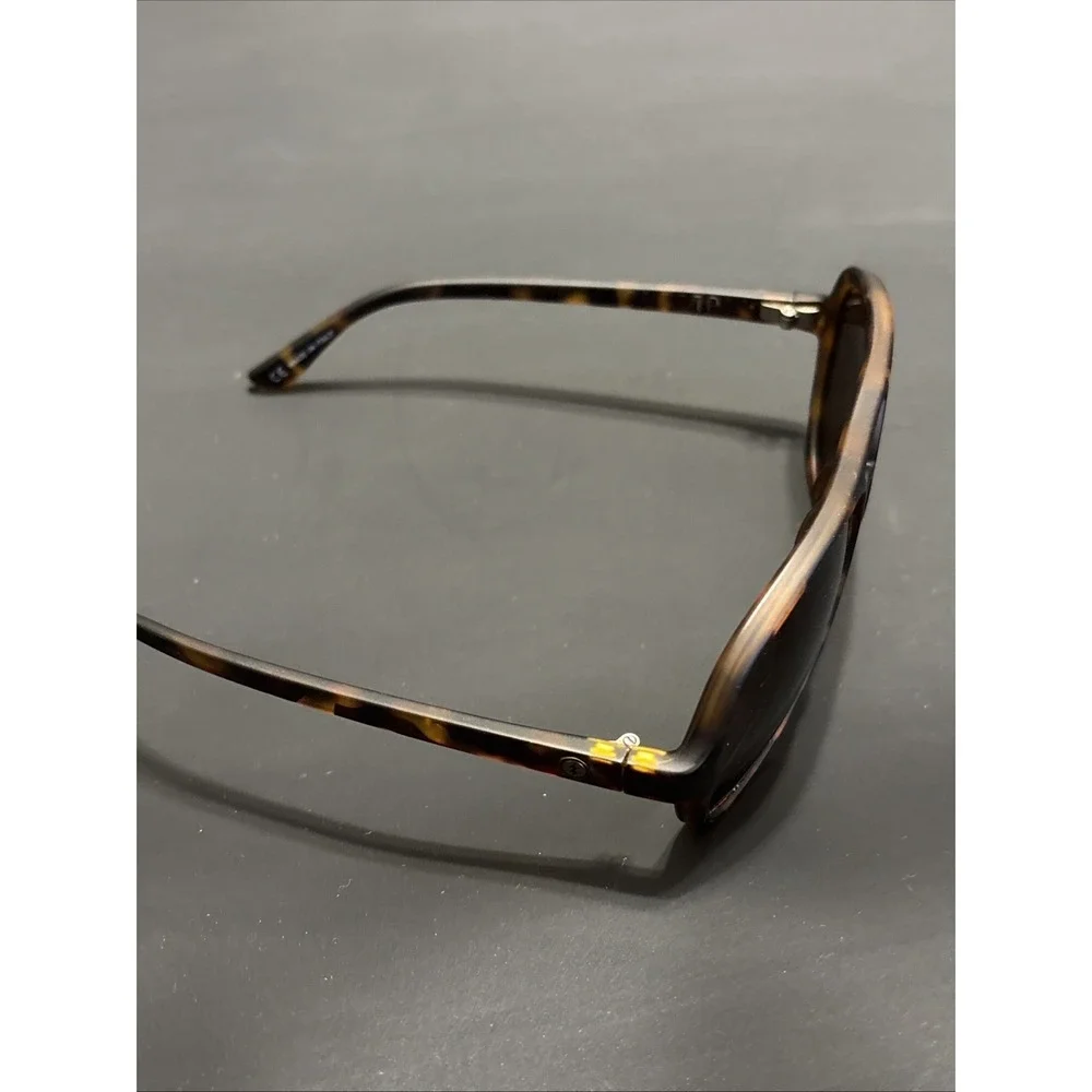 Electric Elsinore Polarized Sunglasses Retro Aviator Tortoise Bronze Tint Italy